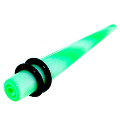 Spirale Piercing Expander Dehnungsstab Straight Dehnstab Unisex Tunnel Plug Ohrstecker neon grün
