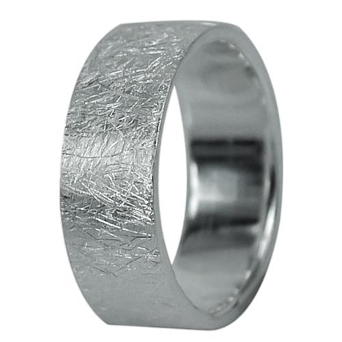 Silberring sehr breit gebürstet Textur Ringe Ring 925er Sterling Silber Damen Schmuck