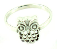 Load image into Gallery viewer, Silberring filigran Eule 925 Sterling Silber Ring
