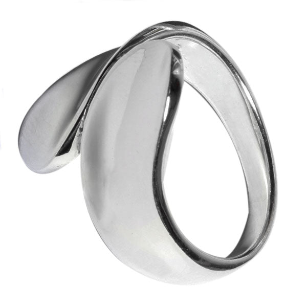Silberring massiv glänzend Band Ring 925er Sterling Silber Damen Designer Schmuck Ringe
