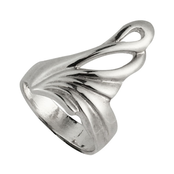 Silberring Bögen Flügel lang hoch 925er Sterling Silber Designer Ringe Schmuck