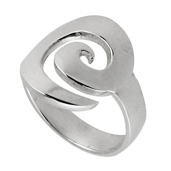Silberring dick Spirale 17 mm 925er Sterling Silber Designer Ringe Schmuck