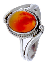 Load image into Gallery viewer, Silberringe Karneol Seil Bögen Kugeln oval 925
