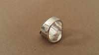 Load image into Gallery viewer, Silberring massiv Sonne dunkel oxidiert 925er Sterling Silber Damen Ringe Silberschmuck
