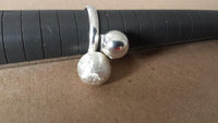 Load image into Gallery viewer, Silberring Kugeln matt glänzend Ring 925er Sterling Silber Damen Designer Schmuck

