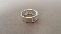 Load image into Gallery viewer, Silberring Löcher oval Ring aus 925er Sterling Silber Silberschmuck Unisex Designer Schmuck Ringe
