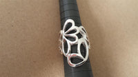 Load image into Gallery viewer, Silberring filigran Bögen glänzend Ring aus 925er Sterling Silber Damen Silberschmuck Ringe
