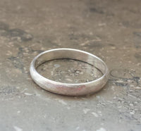 Load image into Gallery viewer, Silberring rau gebürstet Band Ring 925er Sterling Silber Damen Schmuck
