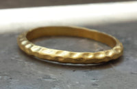 Load image into Gallery viewer, Silberringe Ring 925 Sterling Silber vergoldet dünn gehämmert
