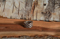 Load image into Gallery viewer, Silberring Netz Schleifen Ringe 925 Sterling keltisch Knoten Bandringe
