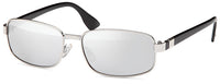 Load image into Gallery viewer, Sonnenbrille eckig sportlich verspiegelt getönt 400 UV Bügel breit Herren
