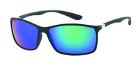 Load image into Gallery viewer, Sonnenbrille Herren dünn 400 UV Rechteck Metallscharnier neon
