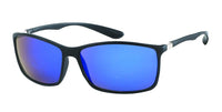 Load image into Gallery viewer, Sonnenbrille Herren dünn 400 UV Rechteck Metallscharnier neon

