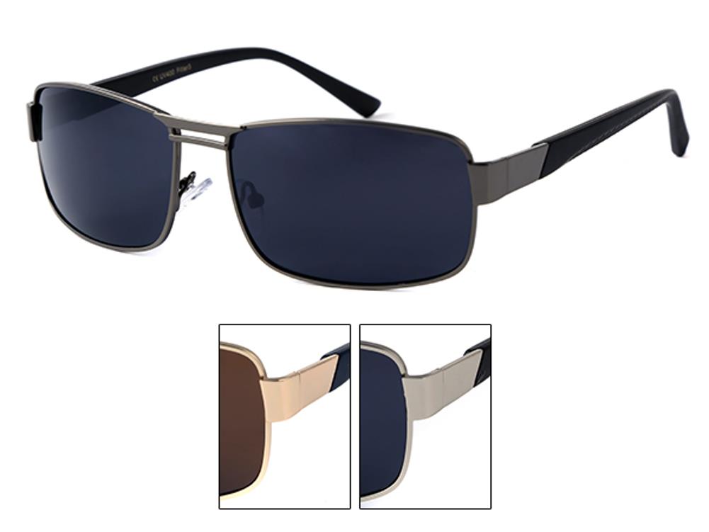 LOOX Sonnenbrille Pilotenbrille 400UV Doppelsteg eng hoch - Modell Goa