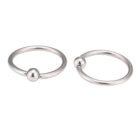 Load image into Gallery viewer, Piercing Ball Closure Ring Klemmkugel Captive Bead Edelstahl
