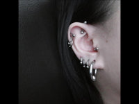 Load image into Gallery viewer, Piercing Ball Closure Ring Klemmkugel Captive Bead Edelstahl
