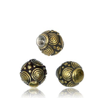 Cargar imagen en el visor de la galería, Kugel Bauchnabelpiercing Brass Edelstahl gold
