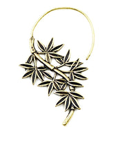 Load image into Gallery viewer, Piercing Messing Hook Ohrhänger 1.35mm Zweig
