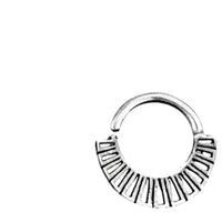 Cargar imagen en el visor de la galería, Piercing Ring 925 Silber Labret Tragus Septum Segmente
