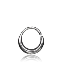Load image into Gallery viewer, Nasenring Septum Piercing 925 Sterling Silber 1 mm Stein rundes Design
