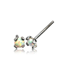 Load image into Gallery viewer, Nostril Piercing Silber Nasenstecker Stein 0.8mm
