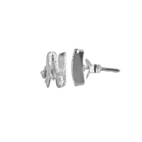 Load image into Gallery viewer, Silberohrstecker 925er Sterling Silber Ohrstecker Damen Schmuck Ohrringe N-Form
