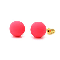 Cargar imagen en el visor de la galería, Brass Ohrstecker Stern Sterne bunt Unisex Ohrringe Edelstahl nickelfrei Kommunismus 12 mm
