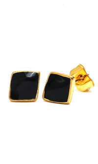 Cargar imagen en el visor de la galería, Brass Ohrstecker Stern Sterne bunt Unisex Ohrringe Edelstahl nickelfrei Kommunismus 12 mm
