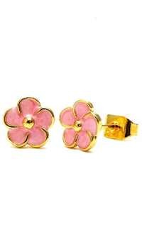 Load image into Gallery viewer, Brass Ohrstecker Stern Sterne bunt Unisex Ohrringe Edelstahl nickelfrei Kommunismus 12 mm
