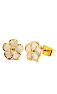 Load image into Gallery viewer, Brass Ohrstecker Stern Sterne bunt Unisex Ohrringe Edelstahl nickelfrei Kommunismus 12 mm
