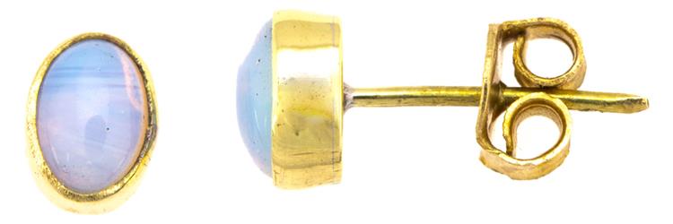 Brass Ohrstecker Stern Sterne bunt Unisex Ohrringe Edelstahl nickelfrei Kommunismus 12 mm