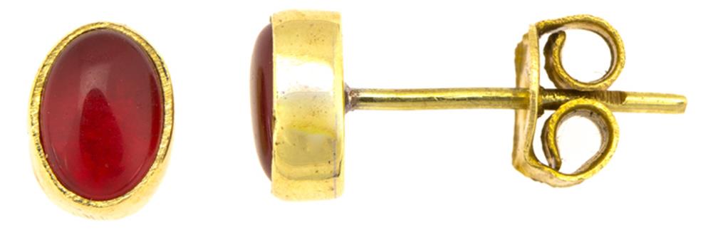 Brass Ohrstecker Stern Sterne bunt Unisex Ohrringe Edelstahl nickelfrei Kommunismus 12 mm