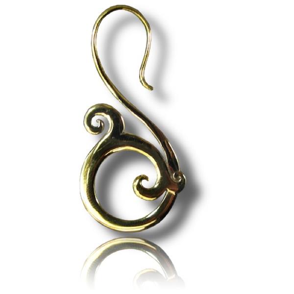 Ohr Expander Spiralbogen Dehner Dehnungs Piercing Plug 1mm Ohrschmuck Unisex Fake Bronze