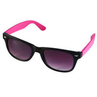 Cargar imagen en el visor de la galería, Sonnenbrille Nerd zweifarbig Unisex Brille lila getönt 400 UV
