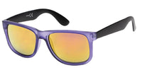 Load image into Gallery viewer, Sonnenbrille transparent bunt Nerdbrille 400 UV hoher Steg
