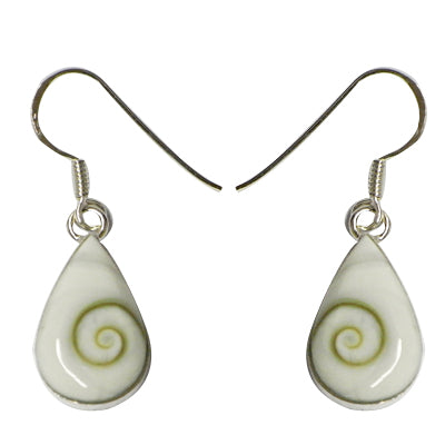 Shivaauge Silberohrringe Tropfen 15 mm Ohrringe 925er Sterling Silber Shiva Auge Eye Damen Schmuck