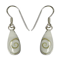 Load image into Gallery viewer, Shivaauge Silberohrringe Tropfen 6x15mm Ohrringe 925er Sterling Silber Shiva Auge Eye Damen Schmuck
