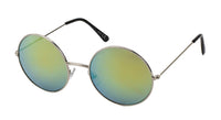 Cargar imagen en el visor de la galería, Sonnenbrille große Round Glasses John-Lennon-Style 400 UV Metall verspiegelt
