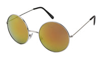 Cargar imagen en el visor de la galería, Sonnenbrille große Round Glasses John-Lennon-Style 400 UV Metall verspiegelt
