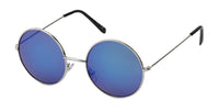 Cargar imagen en el visor de la galería, Sonnenbrille Round Glasses John-Lennon-Style 400 UV Metall bunt verspiegelt

