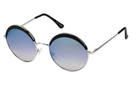 Load image into Gallery viewer, Sonnenbrille Round Glasses John-Lennon-Style 400 UV Metall Sichel Glasoberkante
