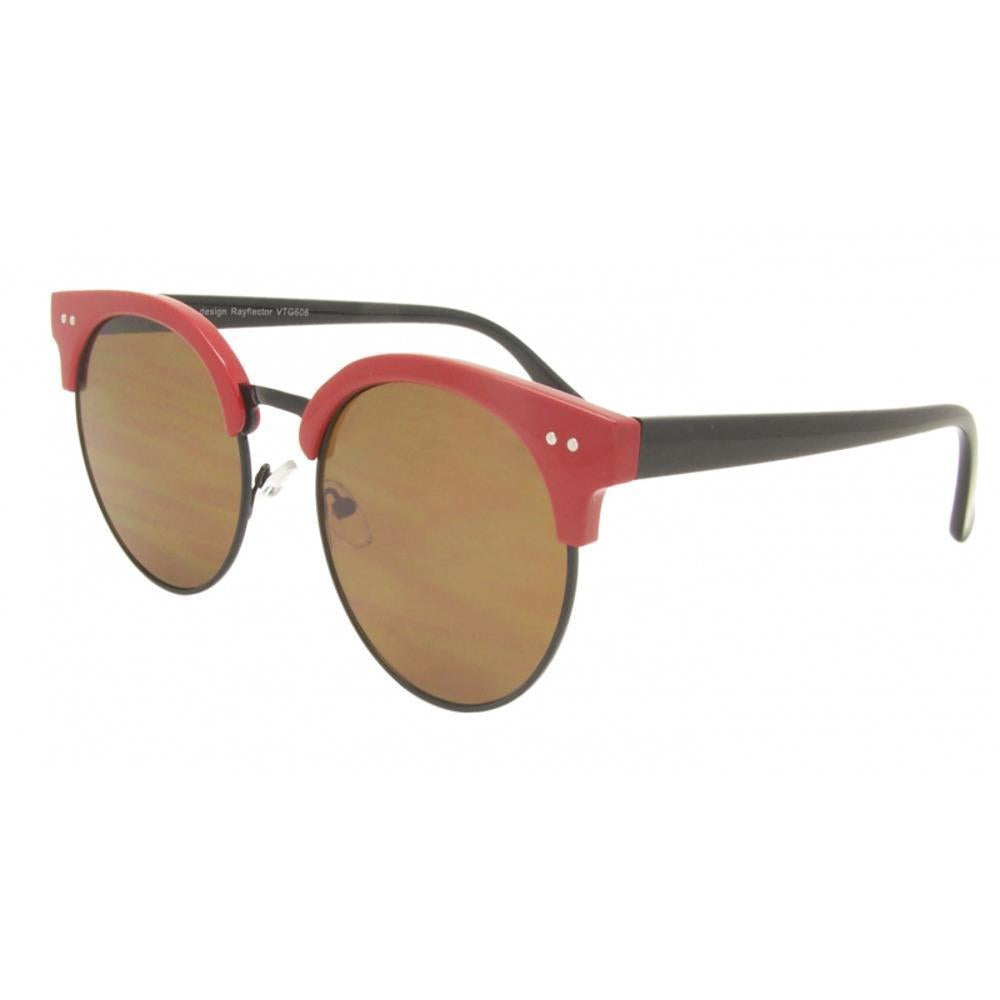 Sonnenbrille Classic Rocky Retro 400UV flache runde Gläser