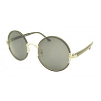 Load image into Gallery viewer, Sonnenbrille 3-in-1 Round Glasses Vintage 400 UV Metall getönt Rahmen variabel
