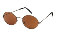 Cargar imagen en el visor de la galería, Sonnenbrille ovale kleine Gläser Knicksteg Metallrahmen 400 UV verspiegelt
