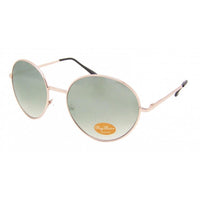 Load image into Gallery viewer, Sonnenbrille rund golden Medium Oversize John Lennon 400UV Vintage verspiegelt
