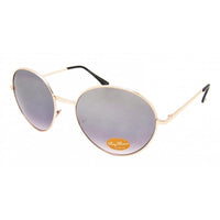 Load image into Gallery viewer, Sonnenbrille rund golden Medium Oversize John Lennon 400UV Vintage verspiegelt
