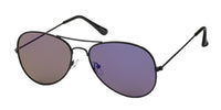 Load image into Gallery viewer, Sonnenbrille Piloten Retro Stil 400 UV Metallbügel verspiegelt pink blau silber
