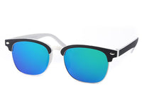 Load image into Gallery viewer, Sonnenbrille Retro bunt schwarz neon 400UV Metall Mandelverzierung
