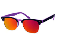 Load image into Gallery viewer, Sonnenbrille Retro bunt schwarz neon 400UV Metall Mandelverzierung
