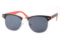 Load image into Gallery viewer, Sonnenbrille Retro bunt schwarz neon 400UV Metall Mandelverzierung
